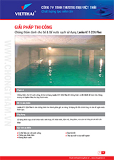 Quy trình chống thấm Bể nước ngầm sử dụng Lanko K11 226 Flex