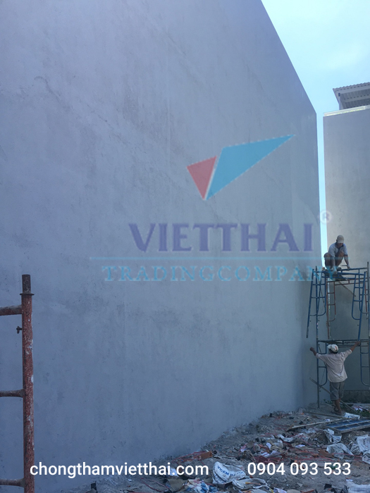thi công chống thấm tường lớp 1