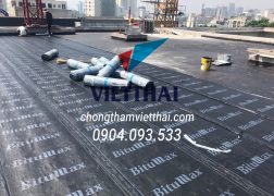 chống thấm sàn mái bằng màng tự dính bitumax