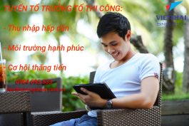 [VIỆT THÁI] TUYỂN TỔ TRƯỞNG THI CÔNG 2021
