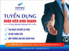 công ty Việt Thái tuyển kinh doanh tại HCM, Đà Nẵng, Quảng Bình, Quảng Ngãi